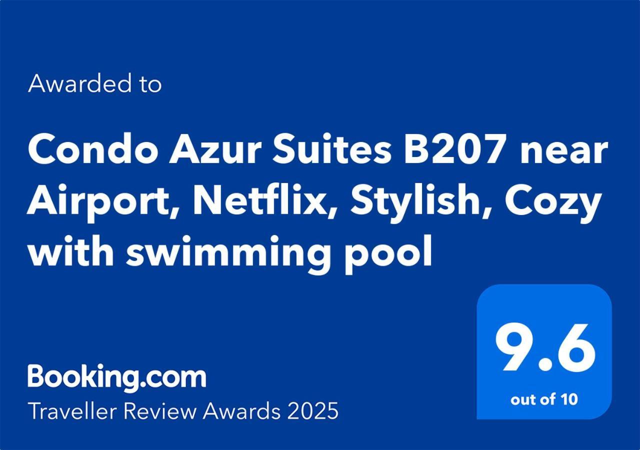 Condo Azur Suites B207 Near Airport, Netflix, Stylish, Cozy With Swimming Pool Lapu-Lapu City Exterior foto